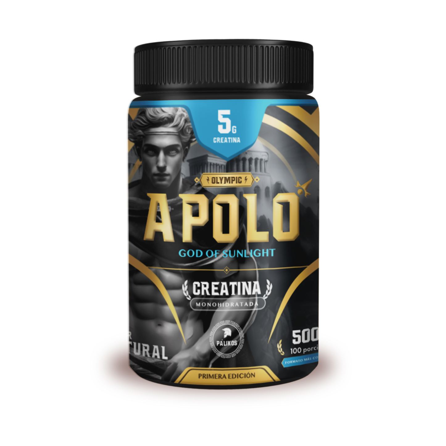 Creatina APOLO ✨ 500 G Creatina Monohidratada Micronizada 100 serv