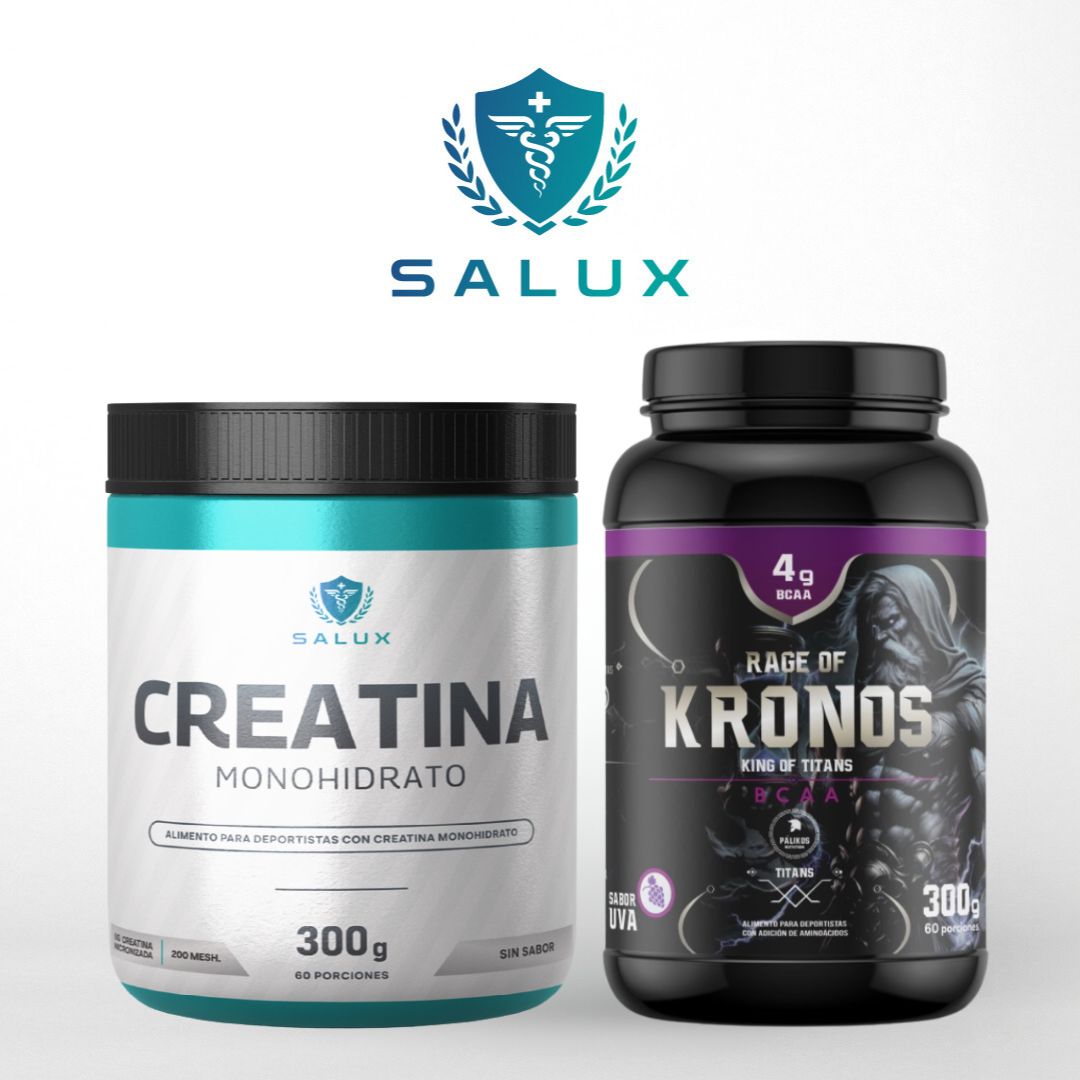 Creatina salux + Kronos (BCAA)