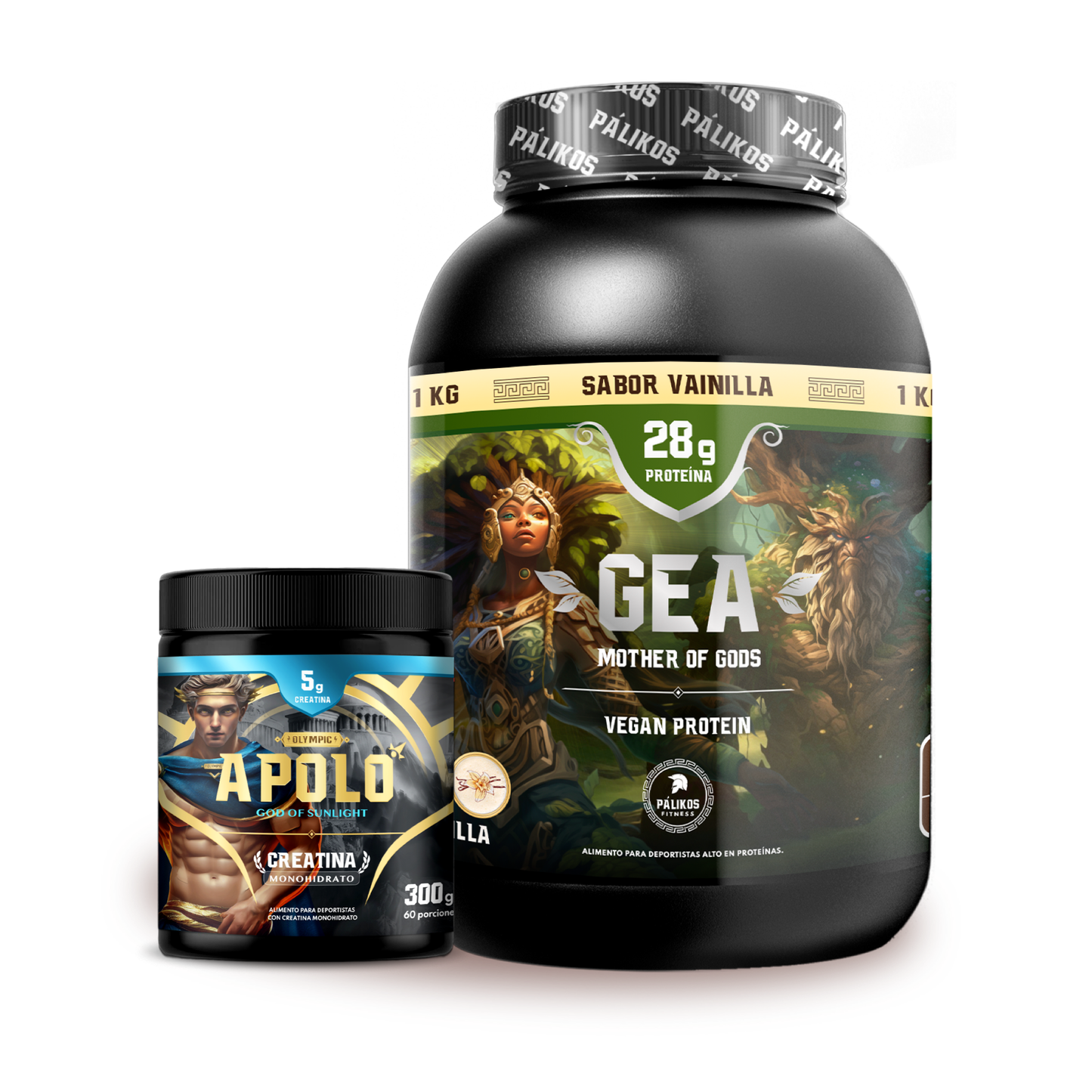 vegan protein y creatina pack