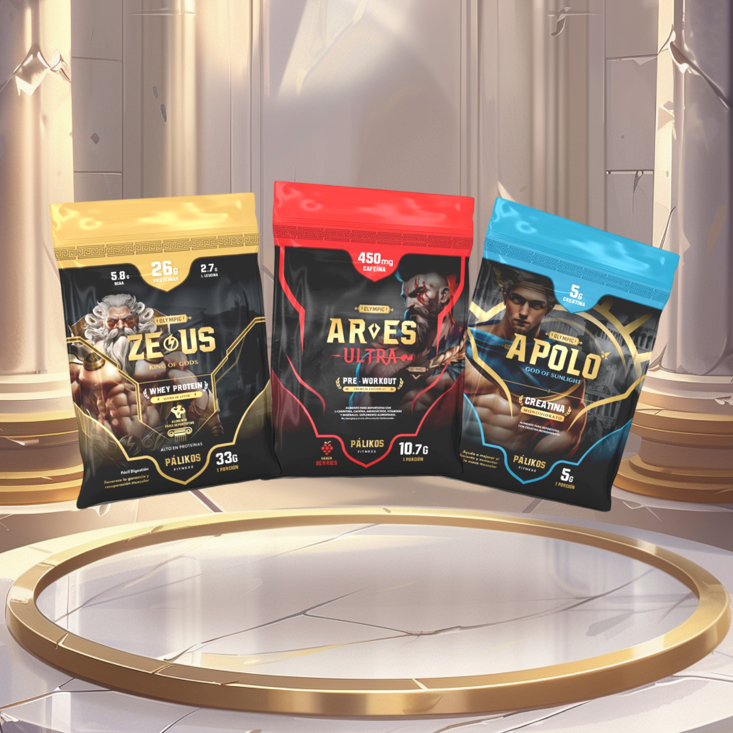 pack de 3 suplementos