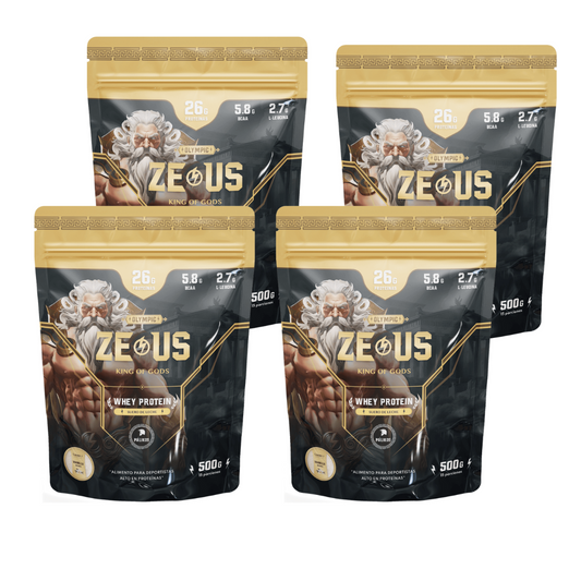 Megapack 4 PROTEINAS DISTNOS SABORES (500 G)  | ZEUS⚡️