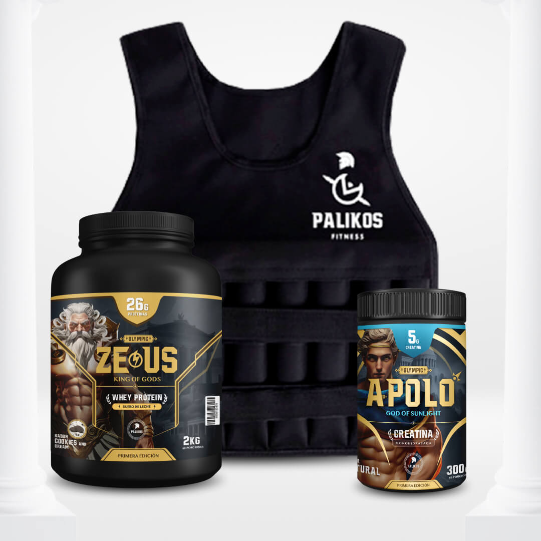 pack pro Chaleco de Peso (15 o 20 KG) + Apolo + Zeus