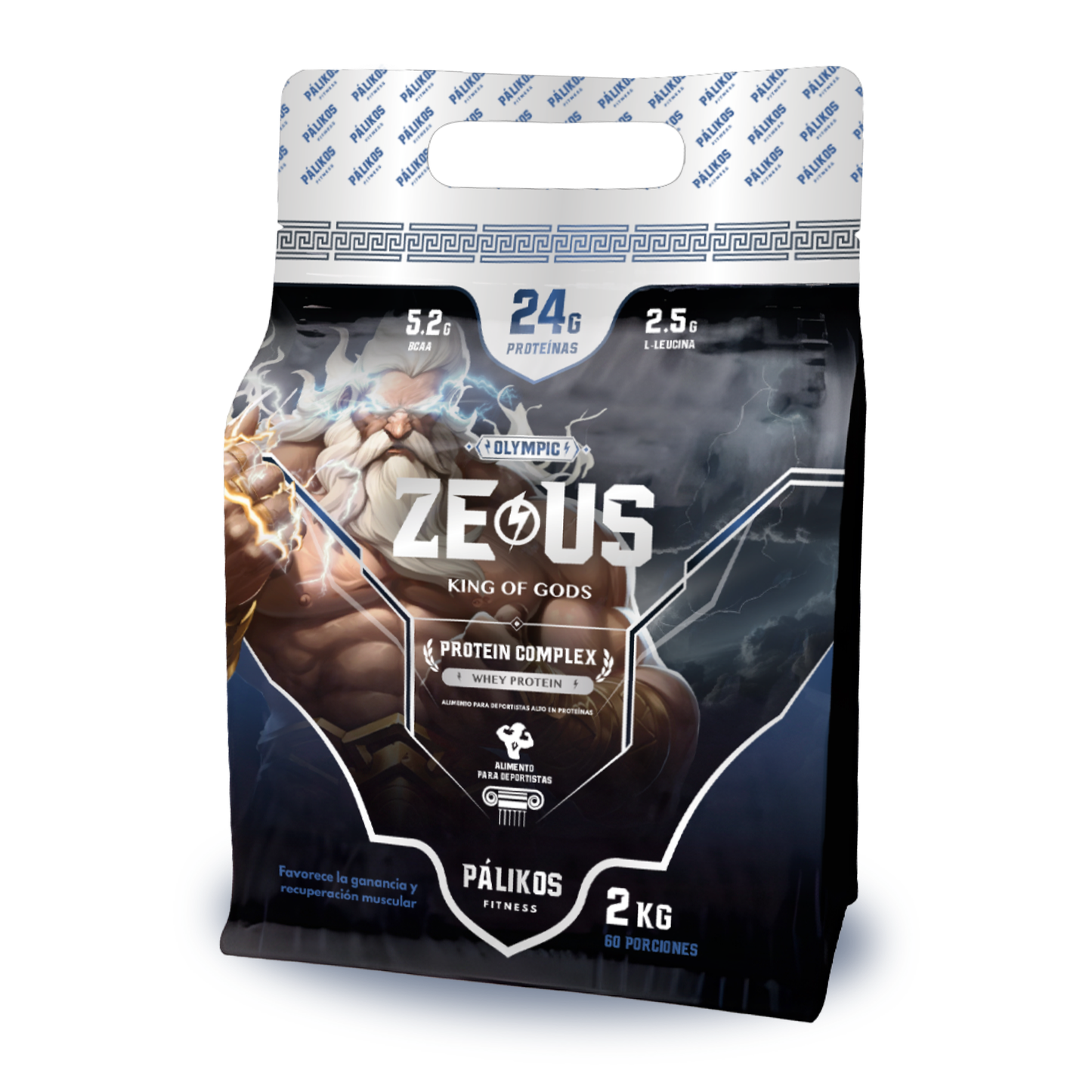 PACK GUARDIÁN 💠⚡ | PROTEÍNA ZEUS COMPLEX 2KG ⚡ [60 serv] Doypack + CREATINA APOLO  [60 serv]