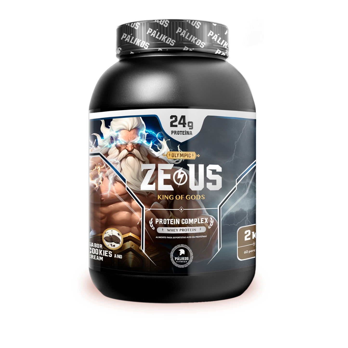 ZEUS COMPLEX [Tarro] ⚡ 2 KG | Proteína Whey [60 serv]