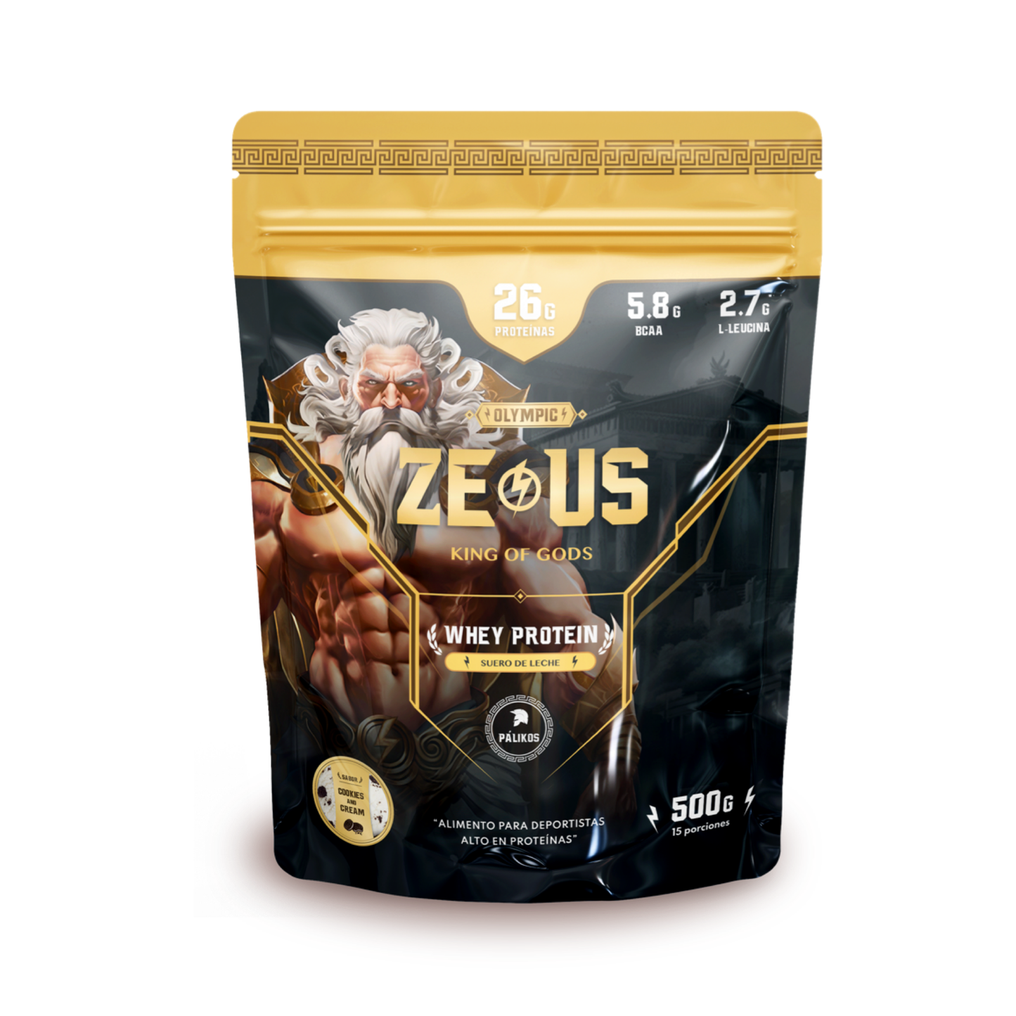 ZEUS [DoyPack] ⚡️ 500 gr | Proteína Whey [15 serv]