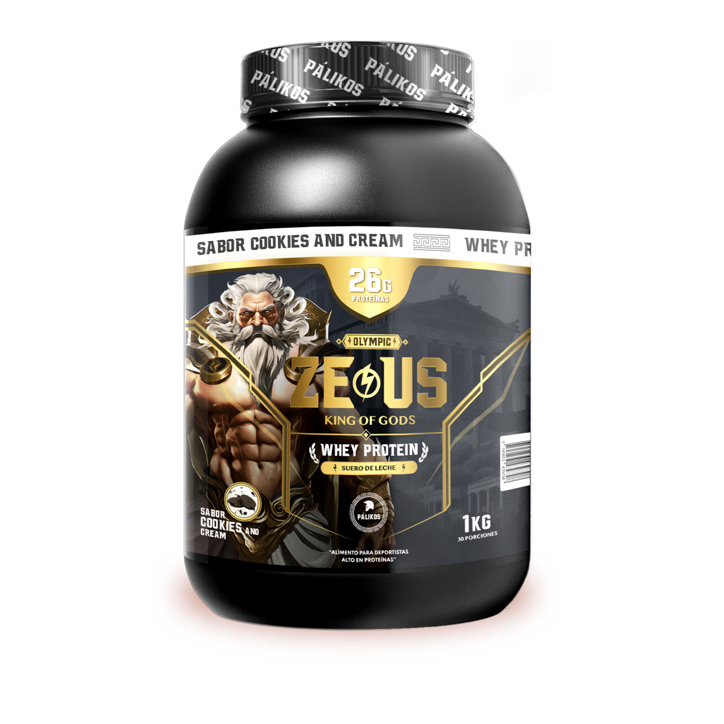 ZEUS [Tarro] ⚡️ 1 KG | Proteína Whey [30 serv]