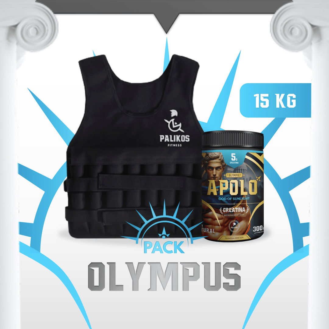 PACK OLYMPUS 💠 | Chaleco de Peso (15/20 Kg) + Olympic Apolo ✨.